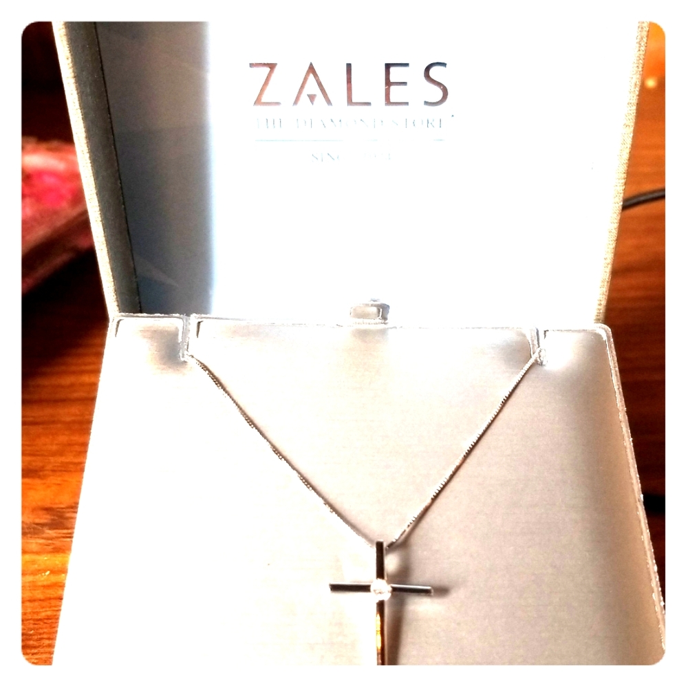 16 inch, 14k white gold box ch
